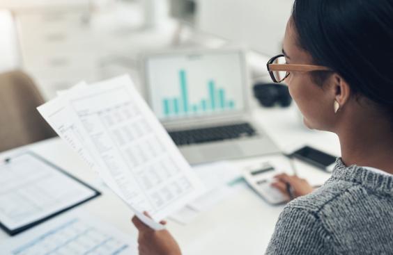 Data and Research staff papers and analysis photo